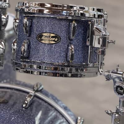 PEARL 4PC MASTERS MAPLE/GUM 22-10-12-16 SHELL PACK CRYSTAL RAIN - FLOOR MODEL image 4