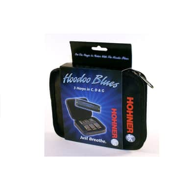 Hohner HBP Hoodoo Blues Diatonic Harmonica 3-Pack - Keys of C, D, G image 1