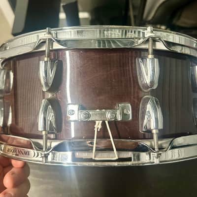 Yamaha Maple Custom Absolute 5.5x14" Snare Drum Plum Finish image 6