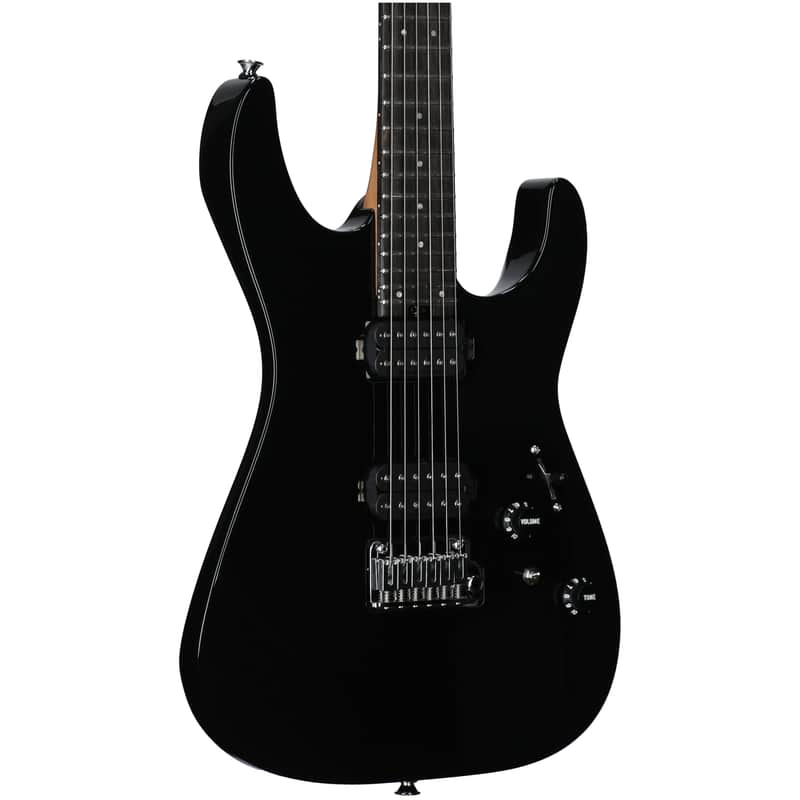 Charvel Pro-Mod DK24 HH 2PT EBN Electric Guitar, Gloss Black, Open Box (Very Good) image 1