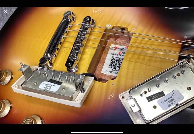 Epiphone - Gibson CUSTOMBUCKER  Pickups, Epiphone 1959 Les Paul Standard Reissue 59 - Bourbon Burst image 1