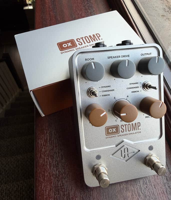 Universal Audio OX Stomp Dynamic Speaker Emulator 2023 - Present - Silver image 1