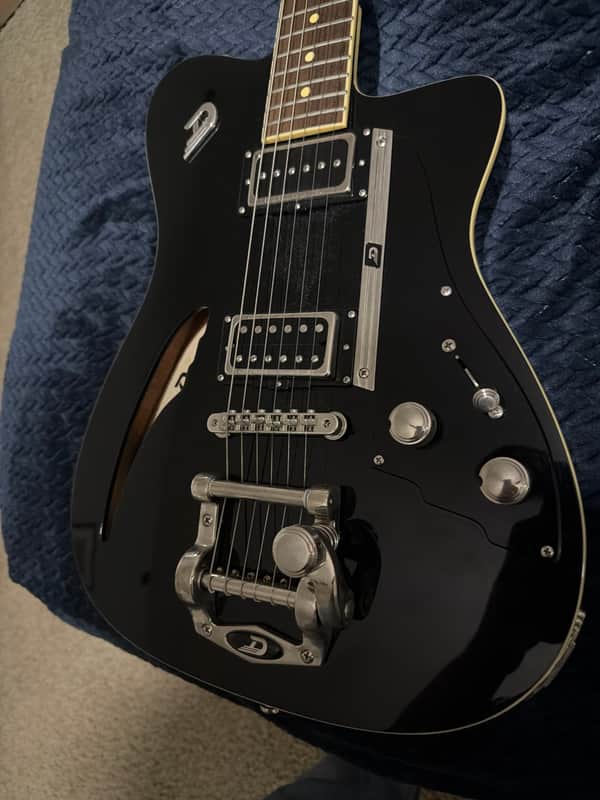 Duesenberg Caribou 6-String Chambered Electric Guitar 2010s - Black image 1