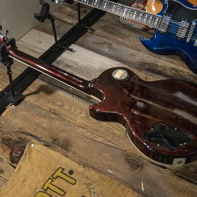 Gibson Custom Shop Les Paul Standard P90 - Brunswick Burgundy Sparkle image 12