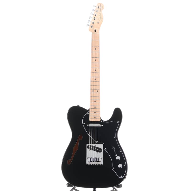 Squier Affinity Series® Telecaster® Thinline, Metallic Black (RP