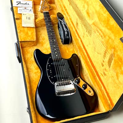 Fender Mustang Black 1974 image 5