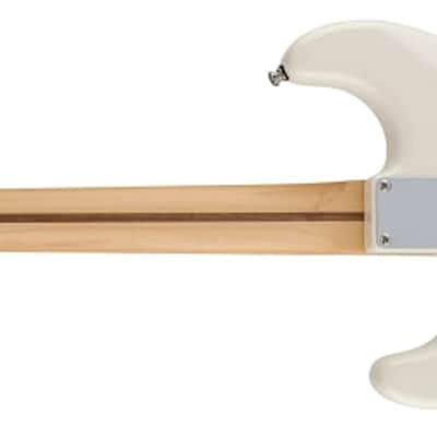 Fender Jimmie Vaughan Tex-Mex Strat Electric Guitar Maple FB, Olympic White image 3