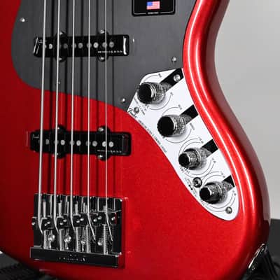 Fender American Ultra II Jazz Bass V w/ Maple Fingerboard- Sinister Red 2026 (US26002589) image 10