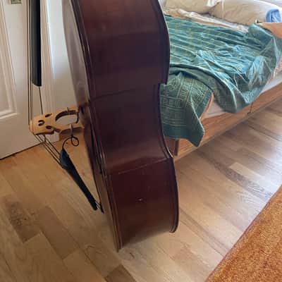 Emanuel Wilfer 3/4 Plywood Upright Bass 1950s image 5