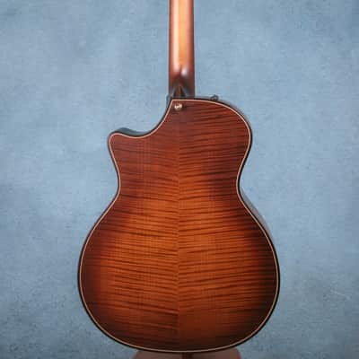 Taylor 614ce Builders Edition Grand Auditorium V-Class Wild Honey Burst Acoustic Electric Guitar - 1207234086 - Clearance image 6