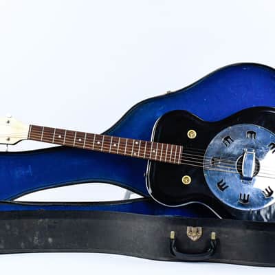 National Airline Folkstar Resonator Ebony Early 60s image 3