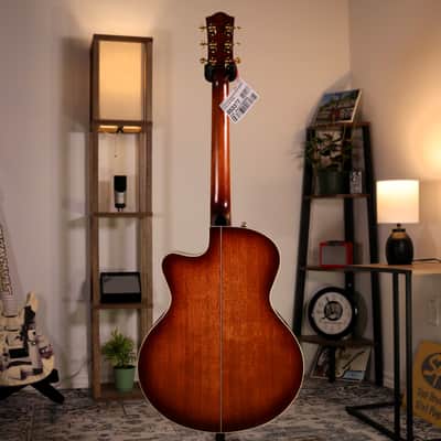 Godin Connaisseur MJ - Ebony Fingerboard, Sunsetburst Maho image 9
