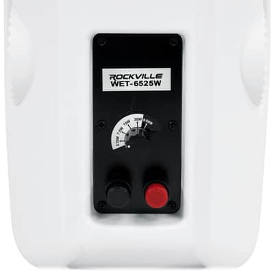 Rockville 6-Zone Commercial/Restaurant Bluetooth Amp+6) White 6.5" Wall Speakers image 8