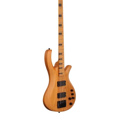Schecter Riot 4 Session Bass Guitar Aged Natural Satin image 8