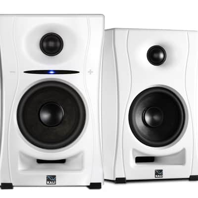 Kali Audio LP-UNF Ultra-Nearfield Studio Monitors (Pair, White) - 4" image 1