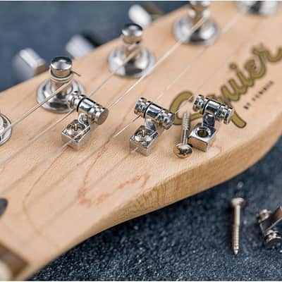 Chrome Roller Guitar String Tree Guide Strat Tele Ibanez Electric image 5