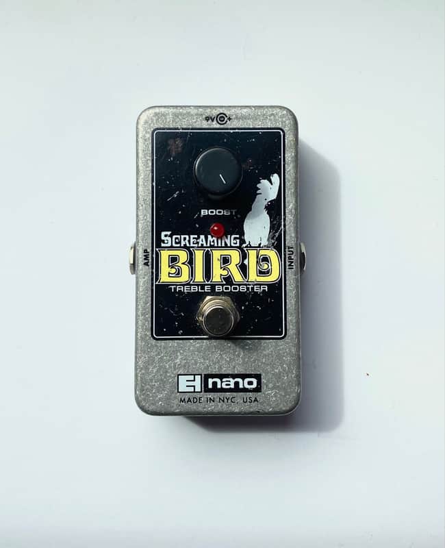 Electro-Harmonix Screaming Bird Treble Booster Pedal | Reverb UK