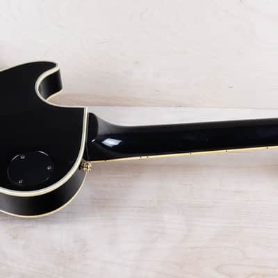 Burny RLC-60 Custom MIJ 1989 Black 1960 Reissue VH-3 PAF Pickups Vintage Made in Japan MIJ w/ Bag image 12