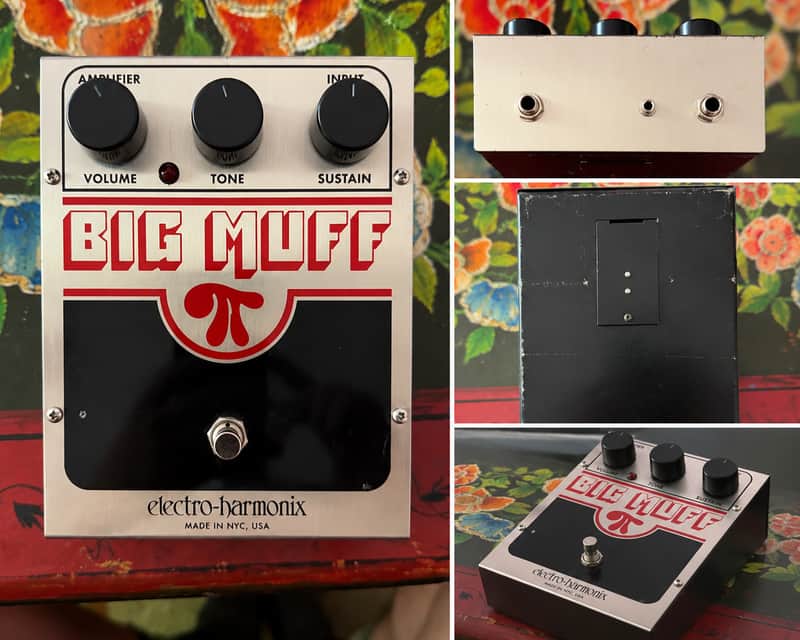 Electro-Harmonix Big Muff Pi 2000 - Present - Silver / Black / Red image 1