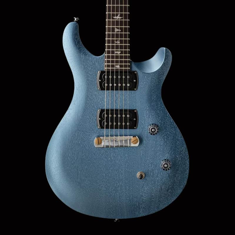PRS SE CE24 Standard Satin Stoptail, Ice Blue Metallic image 1