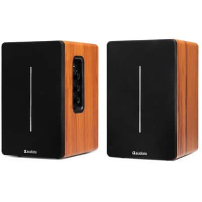Audizio KS01B Regallautsprecher aktiv Set 120W BT Wood image 12