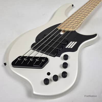 Dingwall NG3 5-String Ducati White Fanned Fret Multi-Scale - 9.06lbs #21063 image 4
