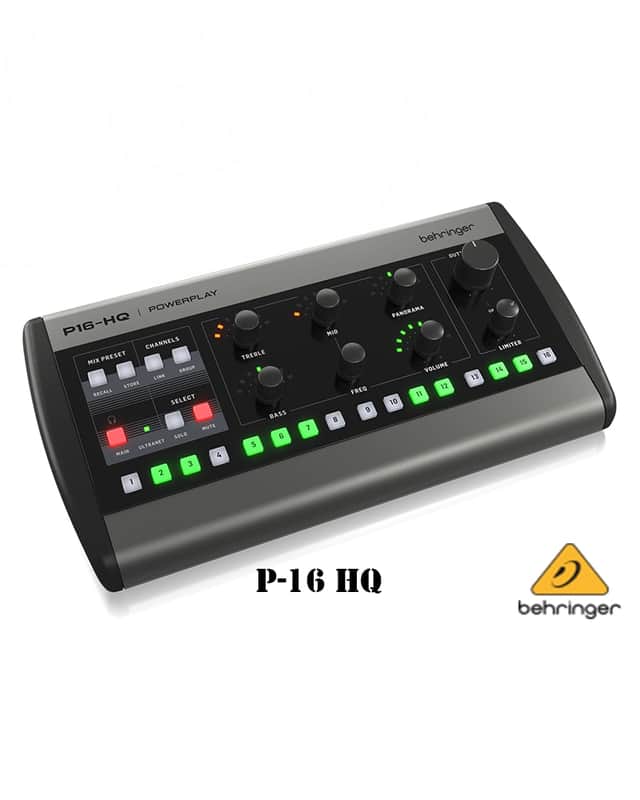 NEW! Behringer P16-HQ 16-Channel Personal Monitoring Mixer image 1