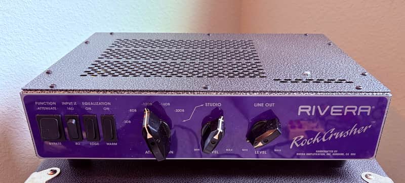 Rivera RockCrusher Recording Power Attenuator & Load Box 8/16 Ohm with EQ 2010s - Purple image 1