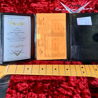 Fender Custom Shop Vintage Custom 1950 Pine Esquire Aged Black LTD Editon 2020 image 13