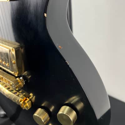 Gibson Les Paul Studio 1993 - Black with brass hardware image 2