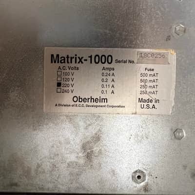 Oberheim Matrix 1000 image 5