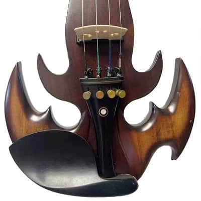 SONG Electric Violin 4/4 size 2025- Brown Oil New Violin,Hand Made,Good sound, Free case bow cable image 5