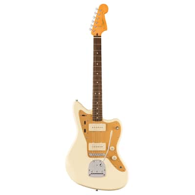 Used Squier J Mascis Jazzmaster - Vintage White w/ Laurel FB image 2