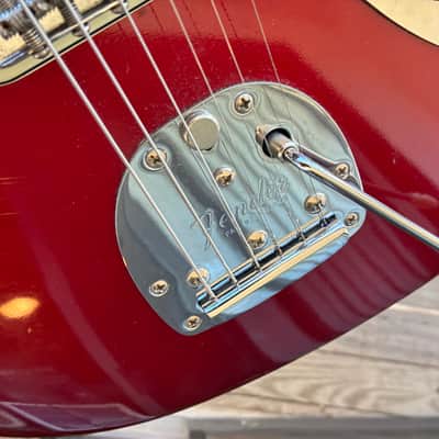 Greg Koch Fender matching head stock American Vintage '62 'Thin Skin' Jaguar 2007 - 2008 - Candy Apple Red AVRI image 11
