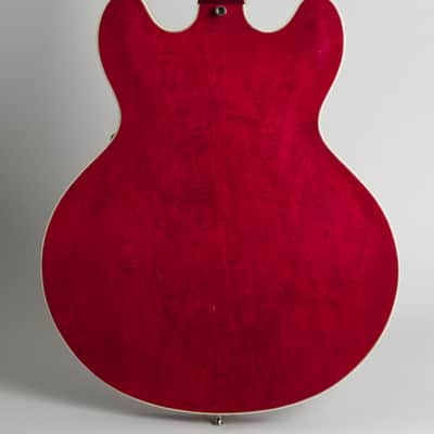 Epiphone Sheraton E212TV Arch Top Semi-Hollow Body Electric Guitar (1964), ser. #67842, black hard shell case. image 4