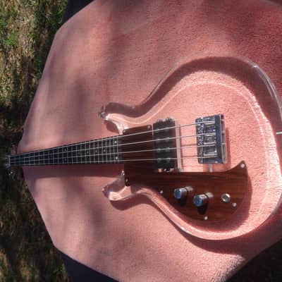 Left Handed 2017 Acrylic Bass guitar image 3