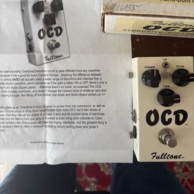 Fulltone OCD V1 Series 3 2008 - White image 5