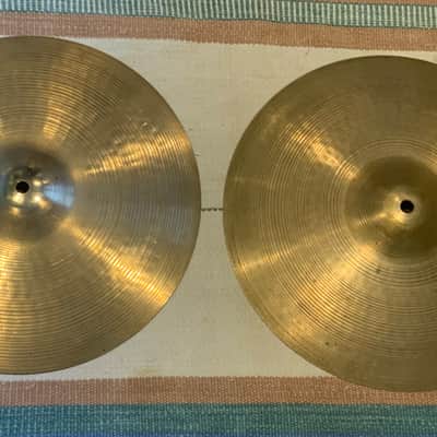 Zildjian Zildjian new beat 14’’ hi/hat cymbals 90s image 1