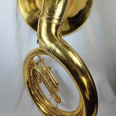 King 2350 BBb Sousaphone - Excellent Overhaul and Re-lacquer with case image 4