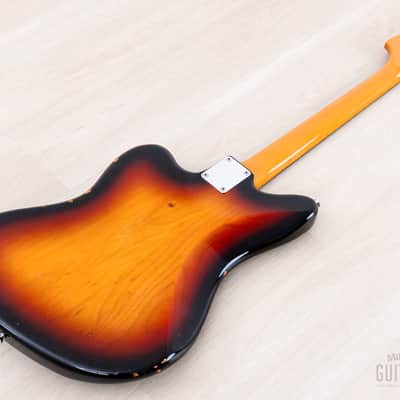 2002 Fender Jazzmaster ‘62 Vintage Reissue JM66-80 Sunburst, Japan CIJ image 13