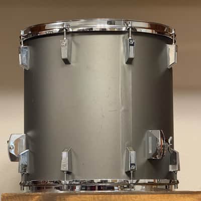 1980's Sonor Performer 16" Hi-tech Grey 16x16 Floor Tom image 6