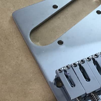 Lefty Modern FENDER Gotoh MIJ 6 Saddle Guitar Bridge Genuine Tele NOS Relic Left image 5