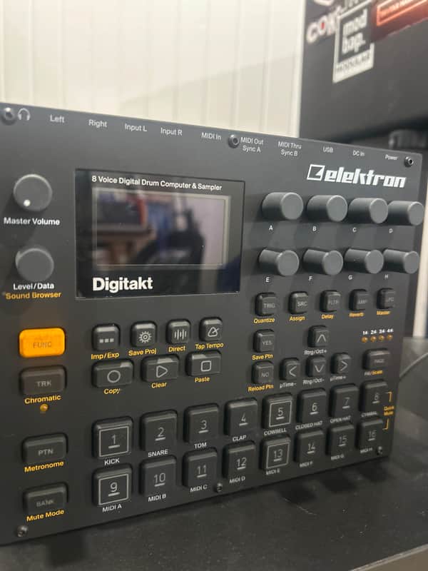 Elektron Digitakt 2017 - 2024 - Black image 1