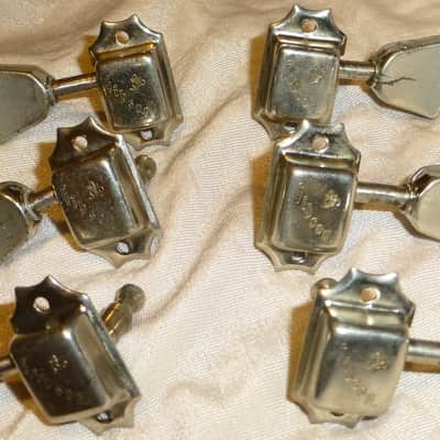 Gibson Flower Tuners Set 1977 - 1981 Les Paul Deluxe, Les Paul Standard, Les Paul Signature, Les Paul Special 55, L6S Deluxe, Marauder, Melody Maker Double, S-1, Flying V, ES-335, and ES-175 Bild 1
