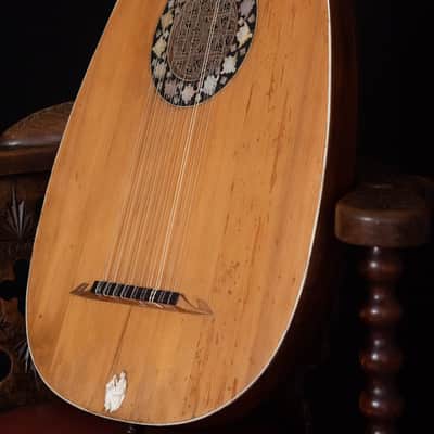 Original 17th Century Renaissance Bass Lute - Professional performance condition image 6