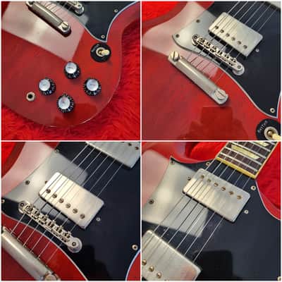 Burny RSG-75 '69 SG Standard Model - Revival Series - 1980's - Cherry Red - Made in Japan MIJ image 4