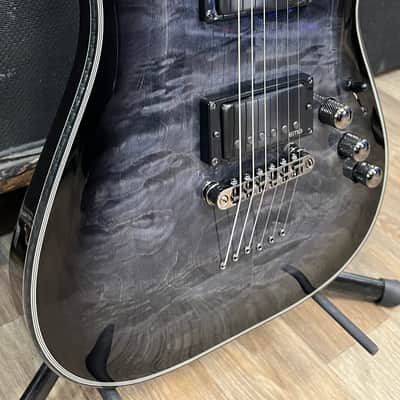 Schecter Hellraiser Hybrid C-1 2014 - Present - Trans Black Burst image 3