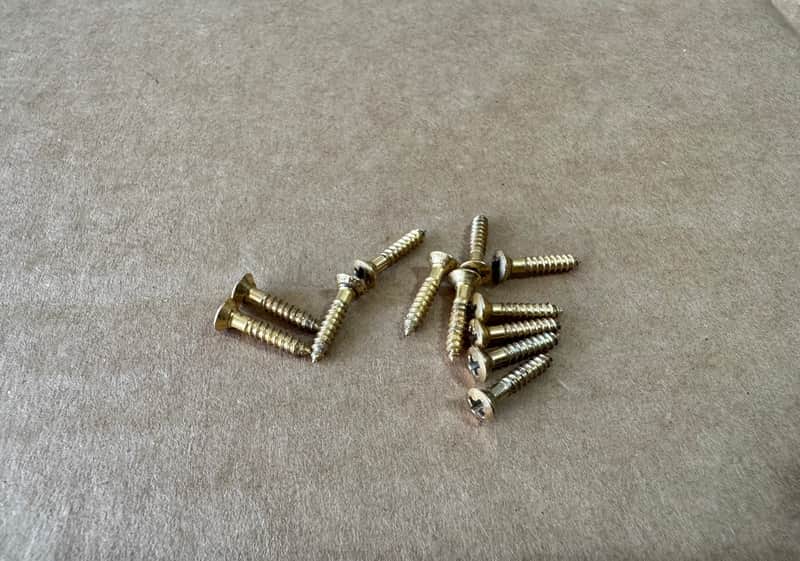 Gibson Vintage Kluson Gold Waffle Back Tuner Screws Les Paul SG ES 1960's 1970's image 1