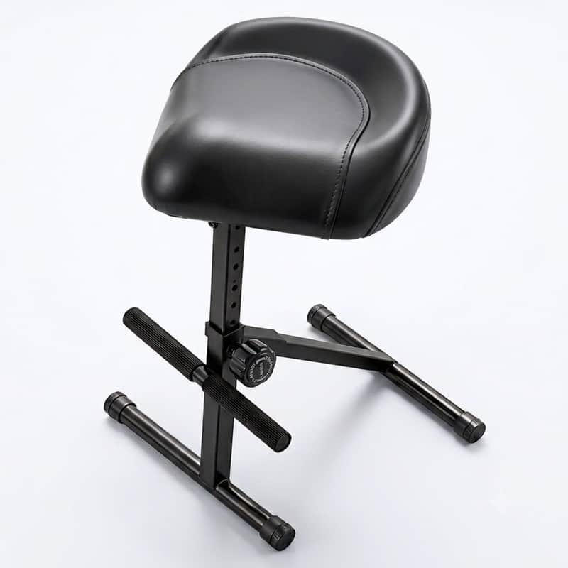 5 Core Guitar Stool 4 Inch Padded Drum Throne Adjustable Musician Seat for Drummers Guitarist image 1