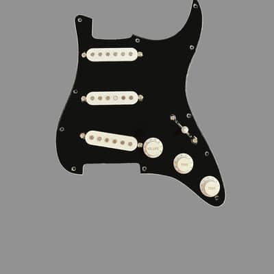 509 Custom Stratocaster Loaded Pickguard - Black image 1